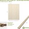 Ekena Millwork 94H x 3/8T Adjustable Wood Slat Wall Panel Kit w/ 2W Slats, Birch contains 22 Slats SWW66X94X0375BI - alternate 2